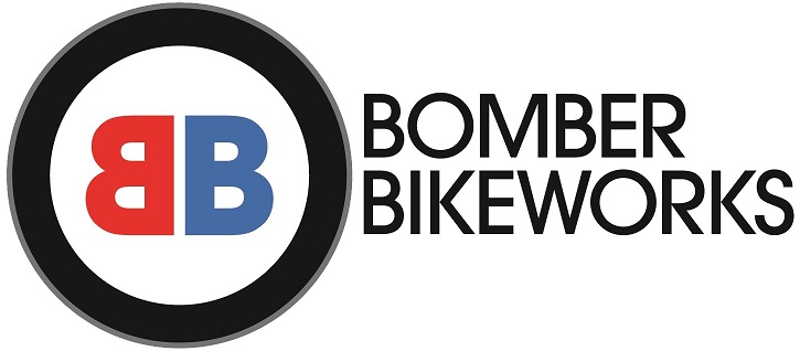 Bomber Bikeworks logo colour